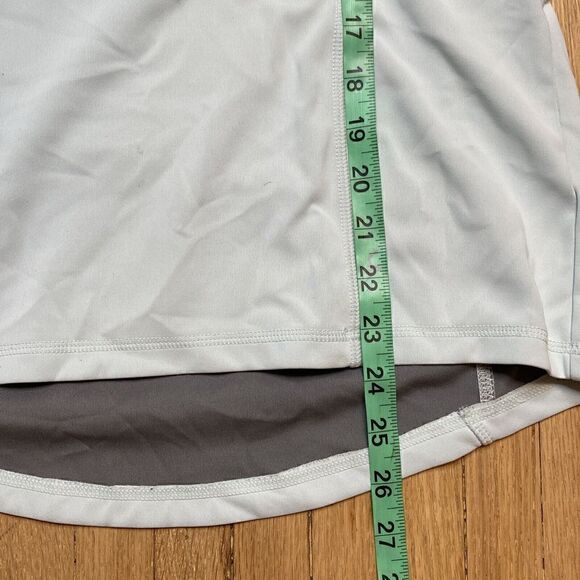 Athleta Women M Jacket Sweatshirt Blue 1/2 Zip Knit Stretch Activewear 54023 - Picture 11 of 12